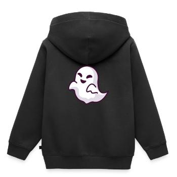 fantôme - Sweat Premium à capuche enfant bio - noir - Dos - AI Model Kid Male (0cm)