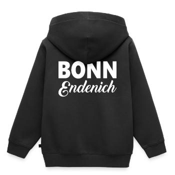 Bonn Endeich - quartier de Bonn sur le Rhin en Rhénanie du Nord-Westphalie - Sweat Premium à capuche enfant bio - noir - Dos - AI Model Kid Male (0cm)