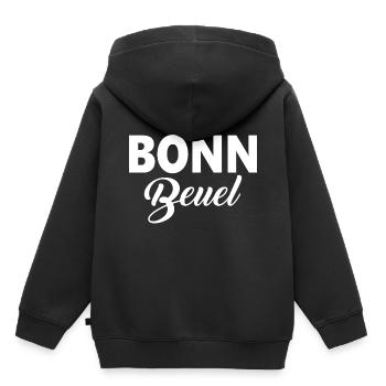 Bonn Beuel - district of Bonn on the Rhine in North Rhine-Westphalia - Kids Premium Organic Hoodie - black - Back - AI Model Kid Male (0cm)