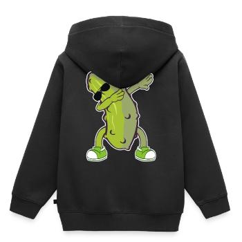 Tamponner le concombre Dab Swag Swagger T-shirt - Sweat Premium à capuche enfant bio - noir - Dos - AI Model Kid Male (0cm)