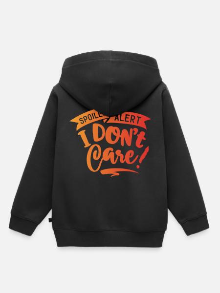 Antisocial - Avertissement spoiler - c - Sweat Premium à capuche enfant bio - noir