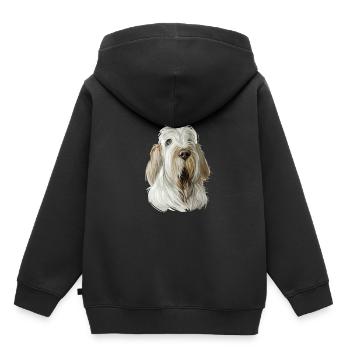 Spinone Italiano Purebred Dog Watercolor Illustrat - Kids Premium Organic Hoodie - black - Back - AI Model Kid Male (0cm)