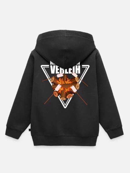 Marshmallow Verleih - Kinder Premium Organic Hoodie - Schwarz