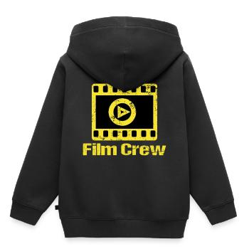 Film Produktion Crew Mitglieder Produzent Filmcrew - Kinder Premium Organic Hoodie - Schwarz - Hinten - AI Model Kid Male (0cm)