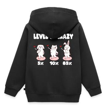 Nagetier Insane Prozentsatz Sammlung Titel - Kinder Premium Organic Hoodie - Schwarz - Hinten - AI Model Kid Male (0cm)