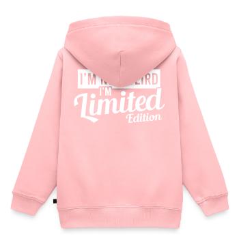 I'm Weird I'm Limited Edition T-shirt Design - Kids Premium Organic Hoodie - rose - Back - AI Model Kid Female (0cm)