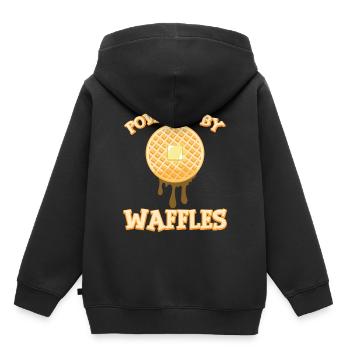 Bake Food Butter Snack Cake Baking Collection - Sweat Premium à capuche enfant bio - noir - Dos - AI Model Kid Male (0cm)
