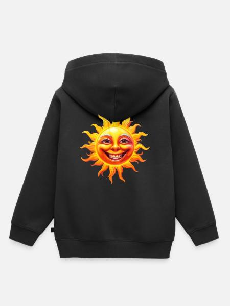 Sunsmile - Kinder Premium Organic Hoodie - Schwarz