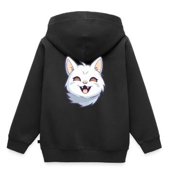 Australian Mist Cat Cartoon Watercolor Clipart - Kids Premium Organic Hoodie - black - Back - AI Model Kid Male (0cm)