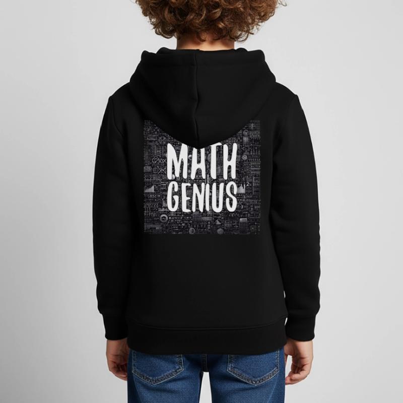 Math Genius Math Genius Math Gift Kids Premium Organic Hoodie