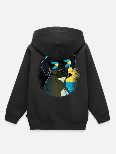 Bahamas - Kinder Premium Organic Hoodie - Schwarz