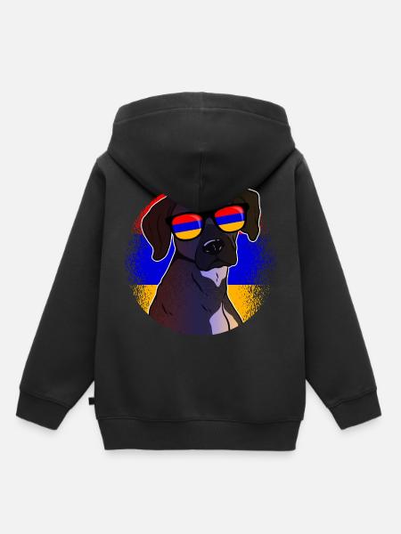 Armenien - Kinder Premium Organic Hoodie - Schwarz