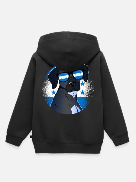 Honduras - Kinder Premium Organic Hoodie - Schwarz
