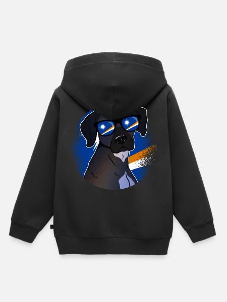 Marshallinseln - Kinder Premium Organic Hoodie - Schwarz