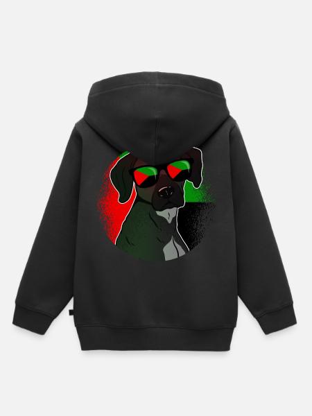 Martinique - Kinder Premium Organic Hoodie - Schwarz