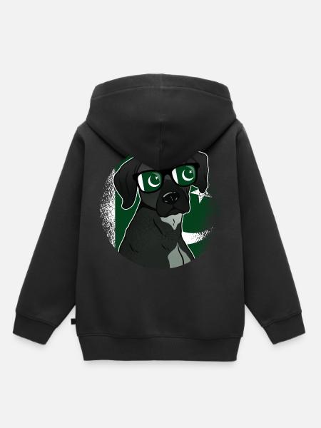 Pakistan - Kinder Premium Organic Hoodie - Schwarz