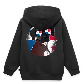 Panama - Sweat Premium à capuche enfant bio - noir - Dos - AI Model Kid Male (0cm)