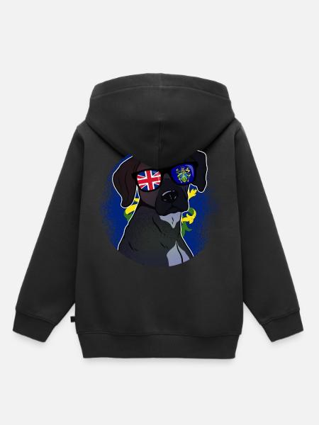 Pitcairninseln - Kinder Premium Organic Hoodie - Schwarz