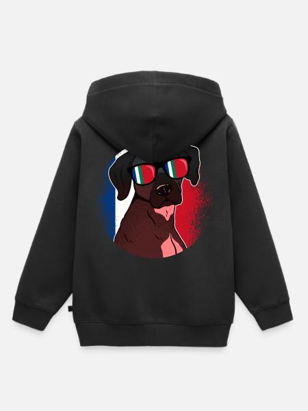 Republik Maluku Selatan - Kinder Premium Organic Hoodie - Schwarz