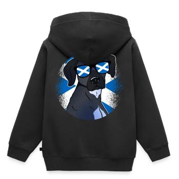 Scotland - Kids Premium Organic Hoodie - black - Back - AI Model Kid Male (0cm)
