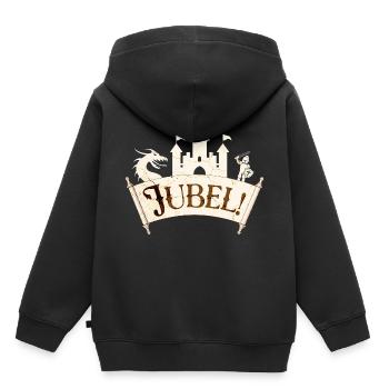 Santé - Le dragon est vaincu ! - Sweat Premium à capuche enfant bio - noir - Dos - AI Model Kid Male (0cm)