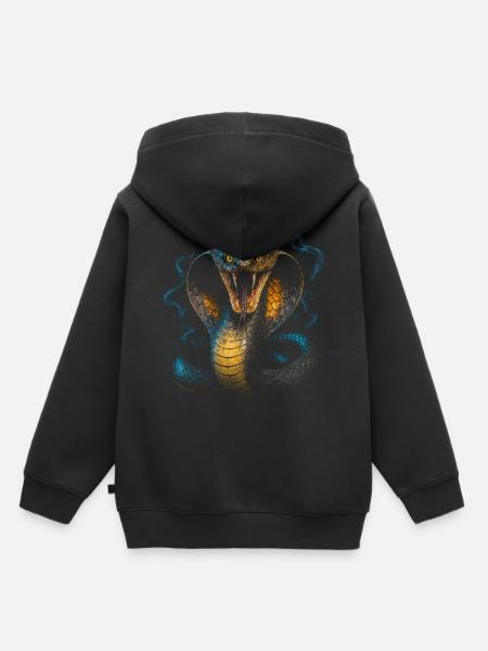 King Kobra - Kinder Premium Organic Hoodie - Schwarz