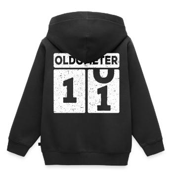 11th birthday 11 years Funny 11th birthday - Kids Premium Organic Hoodie - black - Back - AI Model Kid Male (0cm)