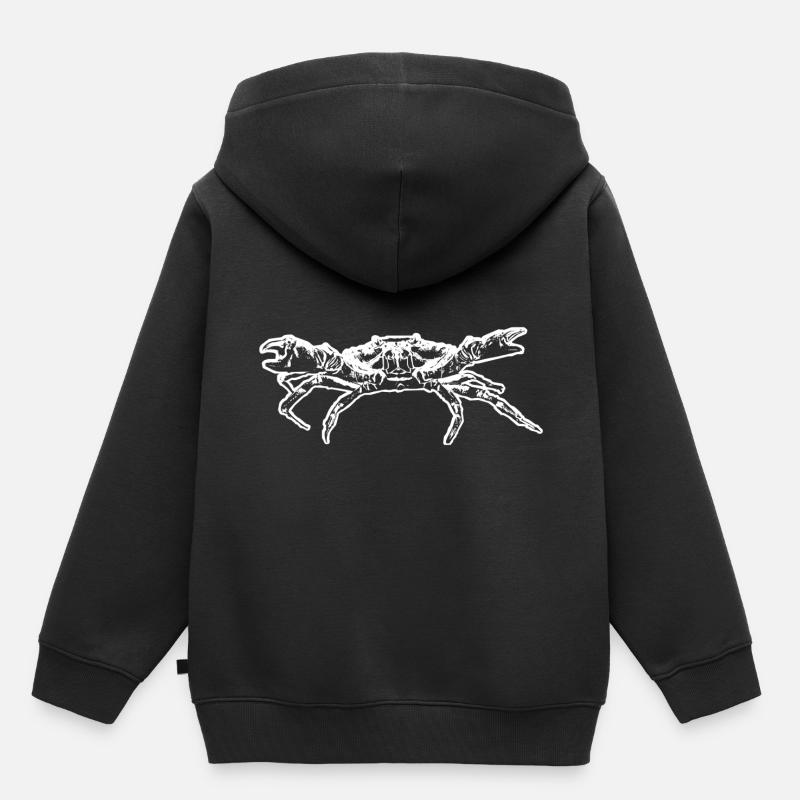 Le cancer - Sweat Premium à capuche enfant bio - noir