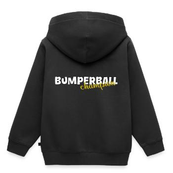 bumperball champion bubble ball - Kinder Premium Organic Hoodie - Schwarz - Hinten - AI Model Kid Male (0cm)