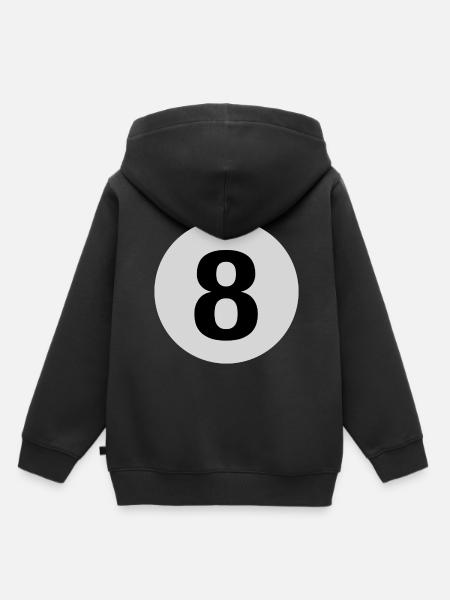 Billiard 8 Ball Pool - Kinder Premium Organic Hoodie - Schwarz