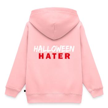 HALLOWEEN Hater - Kinder Premium Organic Hoodie - Rosa - Hinten - AI Model Kid Female (0cm)