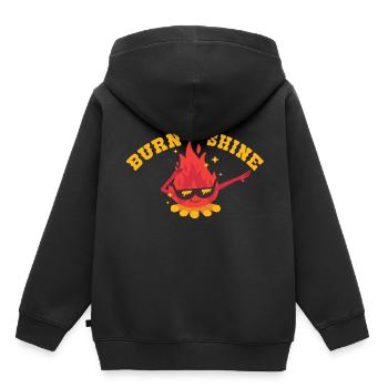 Cooler spruch lustige Bilder Statement - Kinder Premium Organic Hoodie - Schwarz - Hinten - AI Model Kid Male (0cm)