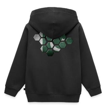 Pakistan - Sweat Premium à capuche enfant bio - noir - Dos - AI Model Kid Male (0cm)