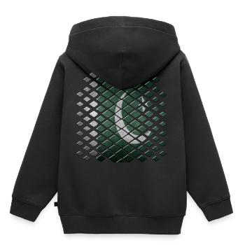 Pakistan - Sweat Premium à capuche enfant bio - noir - Dos - AI Model Kid Male (0cm)