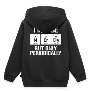 Chimie Tableau périodique - Sweat Premium à capuche enfant bio - noir - Dos - AI Model Kid Male (0cm)
