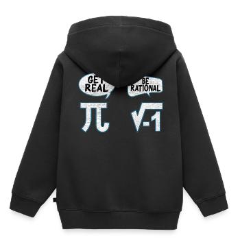 Mathelehrer Pi Mathematik Mathe mathematisch - Kinder Premium Organic Hoodie - Schwarz - Hinten - AI Model Kid Male (0cm)