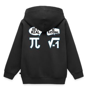 Mathematik Pi Mathe Mathematiker mathematisch - Kinder Premium Organic Hoodie - Schwarz - Hinten - AI Model Kid Male (0cm)