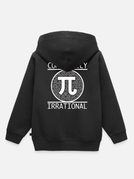 Mathematik Mathe Pi Mathematiker mathematisch - Premium børne hættetrøje økologisk - sort