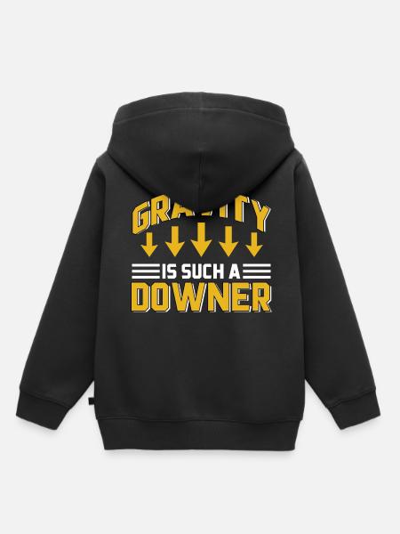 Physik Physiker Gravitation Atom Physiklehrer - Kinder Premium Organic Hoodie - Schwarz