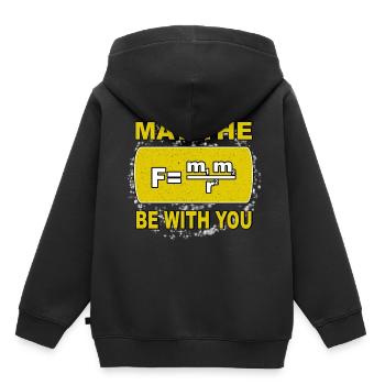 physicist - Kids Premium Organic Hoodie - black - Back - AI Model Kid Male (0cm)