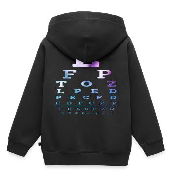 Test de la voya - Sweat Premium à capuche enfant bio - noir - Dos - AI Model Kid Male (0cm)