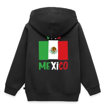 Viva Mexico - Sweat Premium à capuche enfant bio - noir - Dos - AI Model Kid Male (0cm)