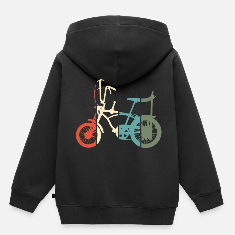 Old School - Kinder Premium Organic Hoodie - Schwarz