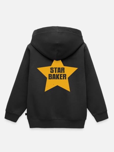 Star Baker - Kinder Premium Organic Hoodie - Schwarz