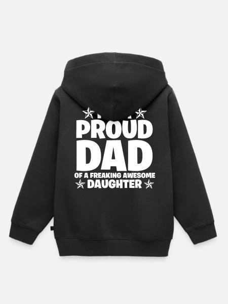 Vaderdag - Kinder Premium hoodie biologisch - zwart