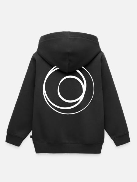 Geometrische Kunst - Kinder Premium Organic Hoodie - Schwarz