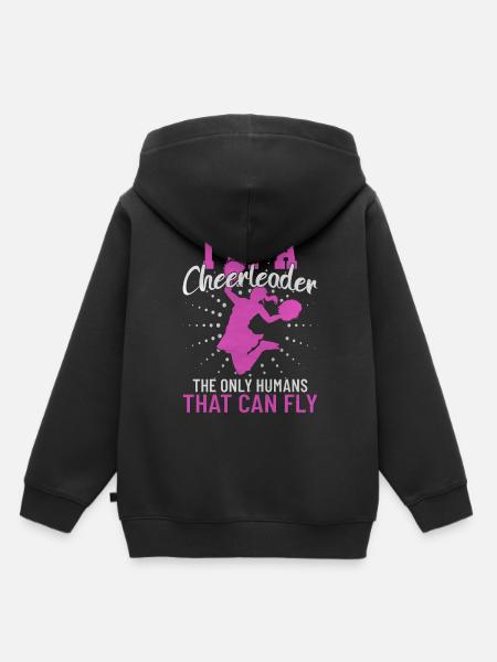 Cheerleader - Kinder Premium Organic Hoodie - Schwarz