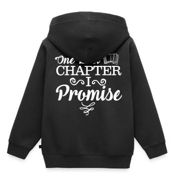 Lire - Sweat Premium à capuche enfant bio - noir - Dos - AI Model Kid Male (0cm)