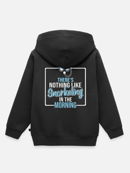 Schnorcheln - Kinder Premium Organic Hoodie - Schwarz