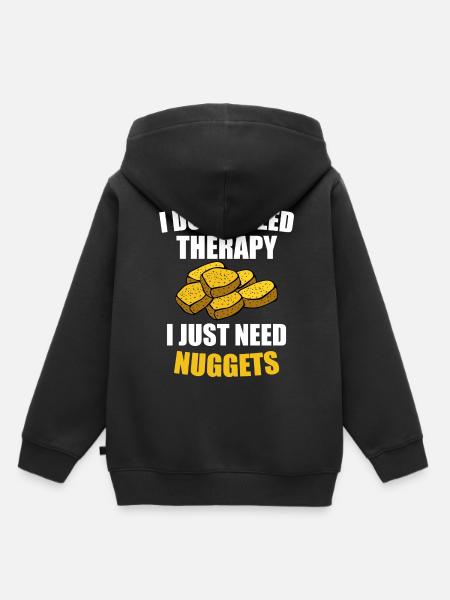 Nuggets - Kinder Premium Organic Hoodie - Schwarz